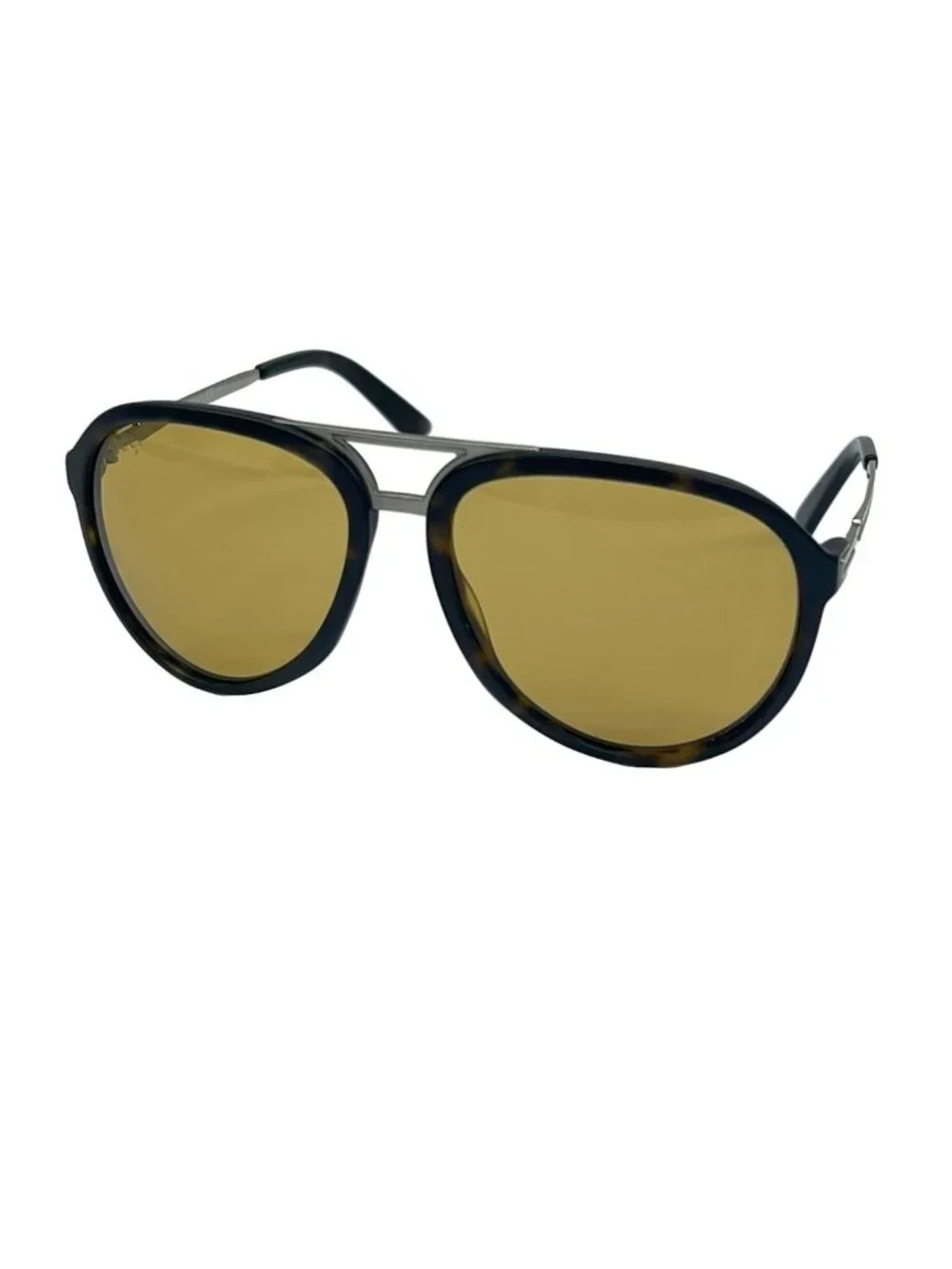 Gucci Sunglasses S Dark Yellow Black Multi Eyewear